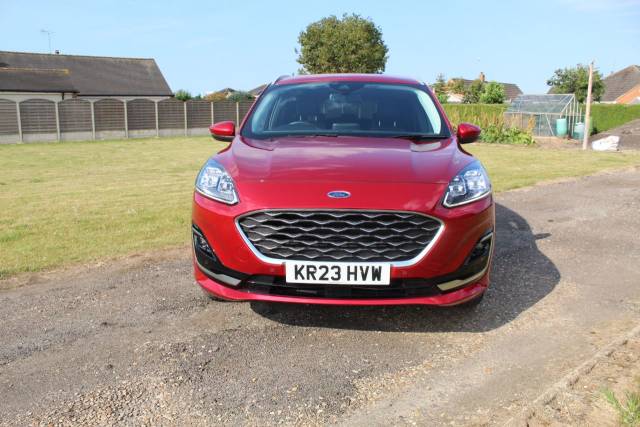 Ford Kuga 2.5 FHEV Vignale 5dr CVT Hatchback Petrol / Electric Hybrid Red